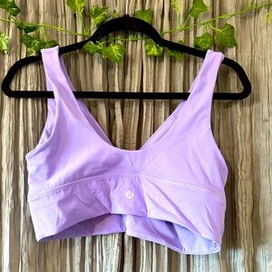 Lulu lemon, light purple sports bra